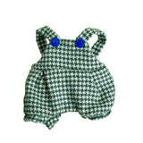 Maxbell Plush Doll Suspender Flexibility Fashion Educational Dress up for 17cm Dolls Green