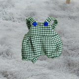 Maxbell Plush Doll Suspender Flexibility Fashion Educational Dress up for 17cm Dolls Green
