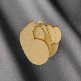 Maxbell Maxbell Funny Wooden Finger Brooch Men Women Brooch Decorative for Shirt Coat Cape