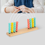 Maxbell Wooden Abacus Montessori Toy for Preschool Toy Kids Room Decor Nursery Decor