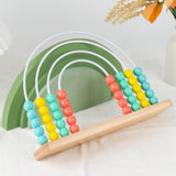 Maxbell Wooden Abacus Montessori Toy for Preschool Toy Kids Room Decor Nursery Decor