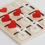 Maxbell Maxbell Wooden Tic TAC Toe Classic Family Game for Kids Adults Families Party Favors