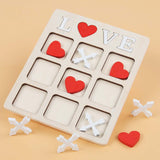 Maxbell Maxbell Wooden Tic TAC Toe Classic Family Game for Kids Adults Families Party Favors