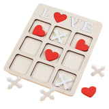 Maxbell Maxbell Wooden Tic TAC Toe Classic Family Game for Kids Adults Families Party Favors