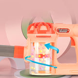 Children Vacuum Cleaner Toy Fine Motor Skills Toy for Kitchen Ages 4-6 Years Pink