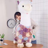 Maxbell Alpaca Plush Toy Alpaca Plush Doll for Valentine Gift Graduate Gift Children 60cm