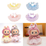 Maxbell Mini 6 inch Doll Clothes Hair Accessories for Dolls Pendant Doll Cloth Dolls yellow