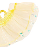 Maxbell Mini 6 inch Doll Clothes Hair Accessories for Dolls Pendant Doll Cloth Dolls yellow