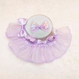 Maxbell Mini 6 inch Doll Clothes Hair Accessories for Dolls Pendant Doll Cloth Dolls violet