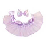 Maxbell Mini 6 inch Doll Clothes Hair Accessories for Dolls Pendant Doll Cloth Dolls violet