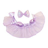 Maxbell Mini 6 inch Doll Clothes Hair Accessories for Dolls Pendant Doll Cloth Dolls violet