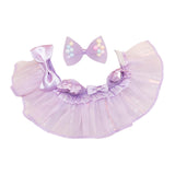 Maxbell Mini 6 inch Doll Clothes Hair Accessories for Dolls Pendant Doll Cloth Dolls violet