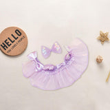 Maxbell Mini 6 inch Doll Clothes Hair Accessories for Dolls Pendant Doll Cloth Dolls violet