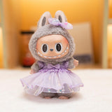 Maxbell Mini 6 inch Doll Clothes Hair Accessories for Dolls Pendant Doll Cloth Dolls violet