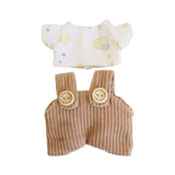 Fashion Dolls Suspender Pants DIY Costume Accessory for 17cm Dolls Baby Doll brown