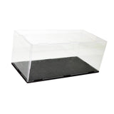 Maxbell Acrylic Display Case Crafts with Base for Souvenirs Cosmetics Action Figures 25cmx14cmx10cm
