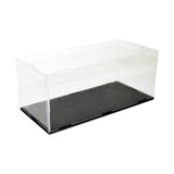 Maxbell Acrylic Display Case Crafts with Base for Souvenirs Cosmetics Action Figures 25cmx14cmx10cm