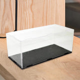 Maxbell Acrylic Display Case Crafts with Base for Souvenirs Cosmetics Action Figures 25cmx14cmx10cm