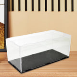 Maxbell Acrylic Display Case Crafts with Base for Souvenirs Cosmetics Action Figures 25cmx14cmx10cm
