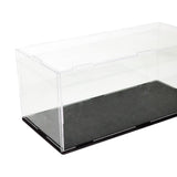 Maxbell Acrylic Display Case Crafts with Base for Souvenirs Cosmetics Action Figures 25cmx14cmx10cm