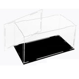 Maxbell Acrylic Display Case Crafts with Base for Souvenirs Cosmetics Action Figures 25cmx14cmx10cm