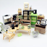 Maxbell Dollhouse Mini Refrigerator 1/12 1/6 DIY for Micro Landscape Diorama Kitchen