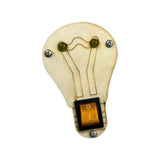 Maxbell Toddlers Busy Board Material with LED Switch Classroom for Toddlers yellow
