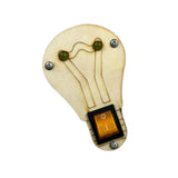 Maxbell Toddlers Busy Board Material with LED Switch Classroom for Toddlers yellow