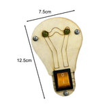 Maxbell Toddlers Busy Board Material with LED Switch Classroom for Toddlers yellow