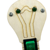 Maxbell Toddlers Busy Board Material with LED Switch Classroom for Toddlers green