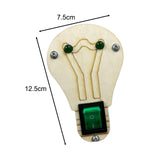 Maxbell Toddlers Busy Board Material with LED Switch Classroom for Toddlers green