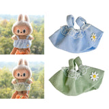 Maxbell Mini 6 inch Doll Clothes Gift Doll Skirt for Pendant Doll Dolls Little Girls blue