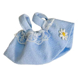 Maxbell Mini 6 inch Doll Clothes Gift Doll Skirt for Pendant Doll Dolls Little Girls blue