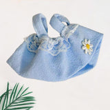 Maxbell Mini 6 inch Doll Clothes Gift Doll Skirt for Pendant Doll Dolls Little Girls blue