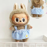 Maxbell Mini 6 inch Doll Clothes Gift Doll Skirt for Pendant Doll Dolls Little Girls blue