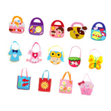 Maxbell Maxbell 14 Pieces Handbags Kids Sewing Kit Learn to Sew DIY Craft for Birthday Gifts