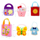 Maxbell Maxbell 14 Pieces Handbags Kids Sewing Kit Learn to Sew DIY Craft for Birthday Gifts