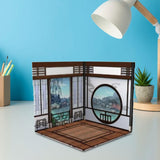 Maxbell 1:6 Scale Backdrop Scene Layout Scene Display for Diecast Car Action Figures Chinese