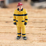 Maxbell Miniature Figure Sand Table Layout Decoration Collectibles Tiny People Model Firemen