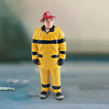 Maxbell Miniature Figure Sand Table Layout Decoration Collectibles Tiny People Model Firemen
