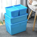 Maxbell Maxbell Toy Storage Organizer Bin Storage Container Bins for Living Room Home Closet Blue 38x27x24cm