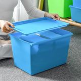 Maxbell Maxbell Toy Storage Organizer Bin Storage Container Bins for Living Room Home Closet Blue 38x27x24cm