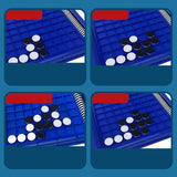 Maxbell Maxbell Reversi Strategy Board Game Puzzles for Home Travel for Teens Family Present without penalty disc