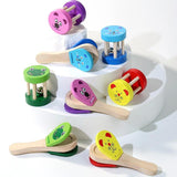 Maxbell Wooden Music Toy Sensory Development Percussion Instruments Toy for Children Green