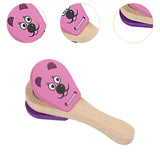 Maxbell Wooden Music Toy Sensory Development Percussion Instruments Toy for Children Pink