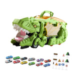 Transforming Dinosaur Toy Dino Transform Toy for Kids Age 2~6 Birthday Gifts Green