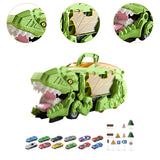 Transforming Dinosaur Toy Dino Transform Toy for Kids Age 2~6 Birthday Gifts Green