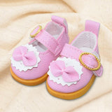 Maxbell Doll Princess Shoes Photo Props Decoration DIY Accessories for Kids Dress up Pink