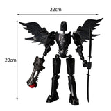 Flexible 13 Jointed Action Figure Toy for Collection Photographing Role Play Black