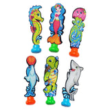 6 Pieces Diving Toys Colorful Fun Swimming Pool Toys for Girls Children Boys
